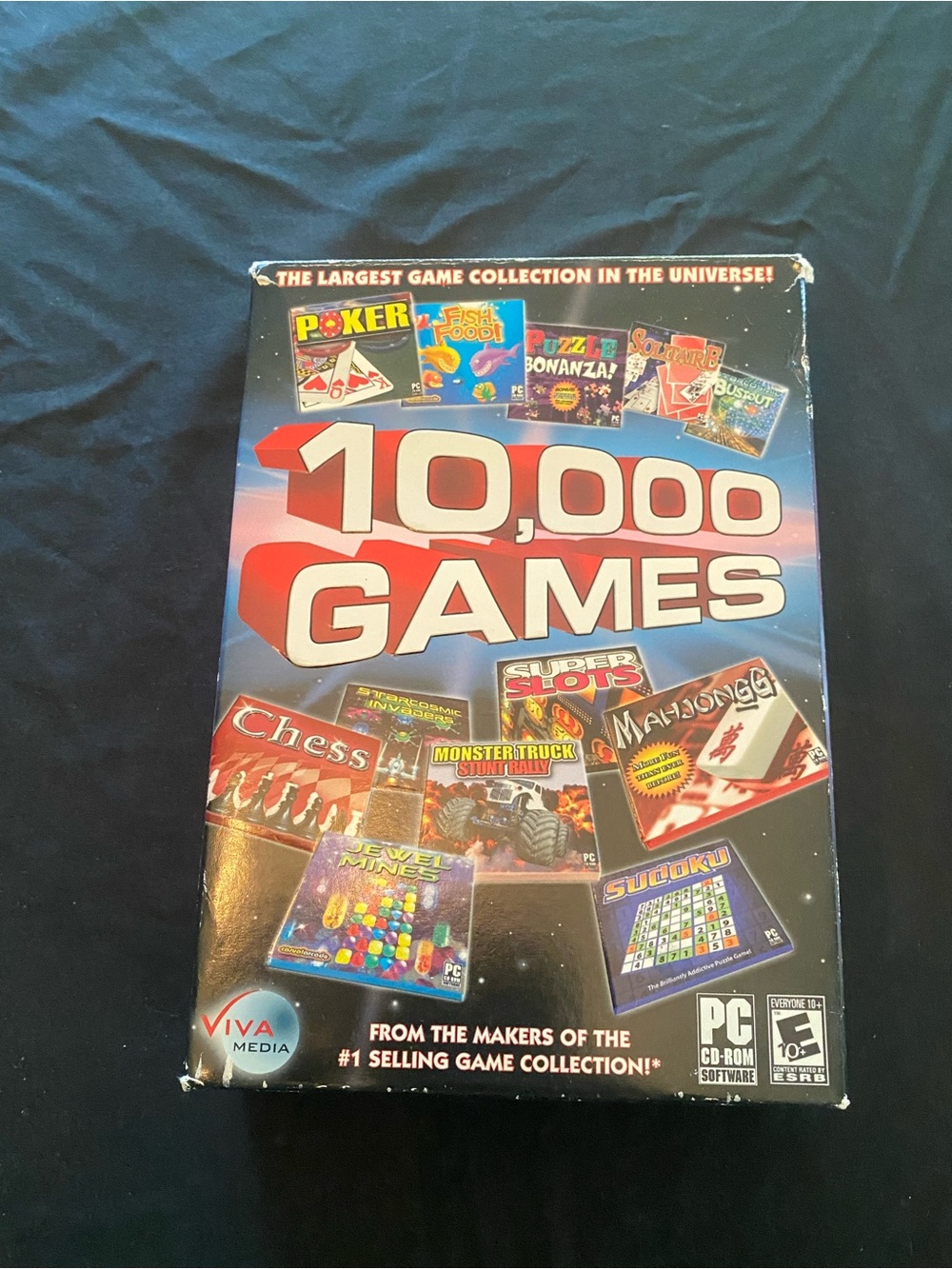 10,000 Games PC CD-ROM Collection - Blue/Red Box